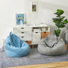 Adult Kids Bean Bag Chair Sofa Couch Cover Indoor Lazy Lounger No filling 4 Size