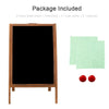 Large Heavy Duty Wood Chalkboard A Frame Board Sandwich Pavement Sign Waterproof