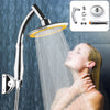 Large High Turbo Pressure Shower Heads Chrome Bath Powerful Energy Water Saving