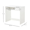 Compact Computer Table with Keyboard Tray Drawer Study Office Work Writing Desk