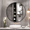 70cm Round Hanging Mirror Decorative Modern Metal Wall Mounted Vanity Mirror