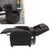 Gaming Recliner Chair Cinema Armchair PU Leather Manual Recline Single Sofa