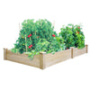 Wood Raised Flower Beds Outdoor Vegetable Planter Pot Garden Bed Flower Displays