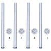 4 Pcs 72cm Adjustable Metal Coffee Table Bar Legs Desk Support Stand Office Home