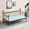 Black 3FT Single Day Bed Trundle Optional Twin Size Metal Bed Frame Guest Room