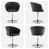 1 Pcs Salon Barber Chair Faux Leather / Velvet Seat Gas Lift Adjustable Stool