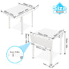Foldable Dining Table and Chairs PU Leather Padded Seat Kitchen Home Furniture
