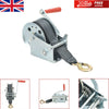 Hand Winch Manual Winch with Silver Webbing Belt Strap Marine Puller 4 Choices