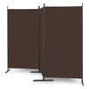 6Ft 3-Panels Room Divider Wall Privacy Screen Protector Foldable Freestanding