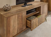 Tv Unit Stand Cabinet Cupboard Mango Media Entertainment 1-Drawer Storage Table