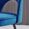 Dining Table & Chairs Set 4/6 Velvet Fabric Padded Seat Kitchen Furniture