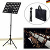 Heavy Duty Sheet Music Stand Adjustable Tripod Orchestral Sheet Holder with Bags