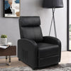 Recliner Massage Sofa PU Upholstered Armchair Electric Massage Heating Function