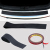 Rear Bumper Scratch Guard Protector Cover Strip Plate Bendable Rubber 90cm New