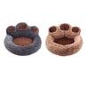 Soft Dog Nest Bed Cat Pet Basket Cushion Sofa Kennel Bear Paw Washable