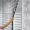 214x90CM Aluminum Door Curtain Metal Chain Fly Insect Blinds Screen Pest Control