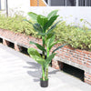 Artificial Palm Tree Potted Green Plant Ficus Houseplant with Pot Indoor Outdoor