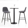2X Bar Stools PU/ Velvet/ Fabric Breakfast Stool Chairs Kitchen Pub Grey Brown