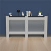 Extra Tall White Radiator Cover Grill Shelf Standing Room Bedroom Lounge Porch