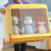 Folding Toys Storage Box on Wheels Lid Container Large Kids Children Play Box UK