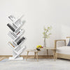 9-Tier Tree Bookshelf Display Book Magazine Shelves Organiser Storage Bookcase