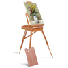 Folding Wooden Easel Portable Tripod Easel Indoor Outdoor Painting Adjustable