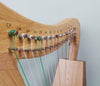Professional Irish Harp Kelkin Lya 15-strings 19-strings Lyre With Tuning Wrench