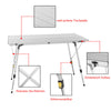 Alu Camping Table Folding Portable Picnic Table Garden BBQ Party Outdoor Fishing