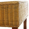 Dining Chairs 4 pcs Rattan Brown B3R7