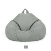 Adult Kids Bean Bag Chair Sofa Couch Cover Indoor Lazy Lounger No filling 4 Size