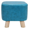 Small Square PU Leather Footstool Pouffe Coffee Table Seat Kids Chair Stool 28CM