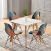 4Pcs Dining Chairs Soft Padded Seat Furniture Dining Office Lounge Office Home