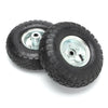 2 x 10" PNEUMATIC SACK TRUCK TROLLEY WHEEL BARROW TYRE TYRES WHEELS UK