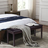 Upholstered PU Bench Button Tufted Multipurpose Bench W/Padded Seat for Bedroom