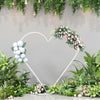 Wedding Party Arch Stand Heart Shaped Iron Frame Stand Venue Backdrop Decoration
