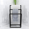 Bath 3 Tier Towel Rack Metal Freestanding Towel Bar Holder Clothes Drying Stand