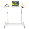 Ergonomic Standing Laptop Table Lifting Desk Home Office Workstation w/ Wheels