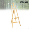 5ft 1500mm Wooden Pine Tripod Studio Canvas Easel Portables Art Stand