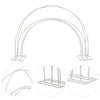 Small White Arch Frame Wedding Table Archway Backdrop Stand Flower Balloon Decor