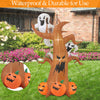 Halloween Inflatable Outdoor Garden Scary Tree Pumpkin Ghost Blow Up Party Decor