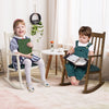 Wooden Kids Rocking Chair Children Armchair Seating Rocker W/ Soft Cushion Home