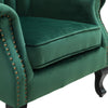 Chesterfield Armchair Chair Lounge Relax Fireside Sofa Velvet High Back Studded