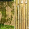 4M Slatted Bamboo Fence Screening Roll Natural Slat Panel Privacy Garden Penal