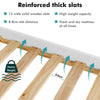 Solid Wooden Bed Frame White 3FT Single Bed Double King Size Pine Slatted Bed