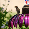 Creative Sensation Pink Coneflower Bird Feeder Outdoor Garden Yard Decorations