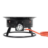 Outdoor Camping Gas Fire Pit Portable Fire Bowl Heater with Lava Rocks Regulator