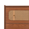 Chest of Drawers with 6 Drawers Rattan Cabinet Bedroom Furniture Storage Bedside