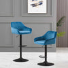 2/4x Bar Stools Gas Lift Swivel Stool Vilvet Breakfast Kitchen Cafe Chairs