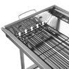 Portable BBQ Charcoal Barbecue Grill Garden Picnic Folding Stainless Steel Stove