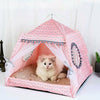 Pet Dog Cat Nest Tent House Puppy Cushion Warm Soft Sleeping Winter Fluffy Beds
